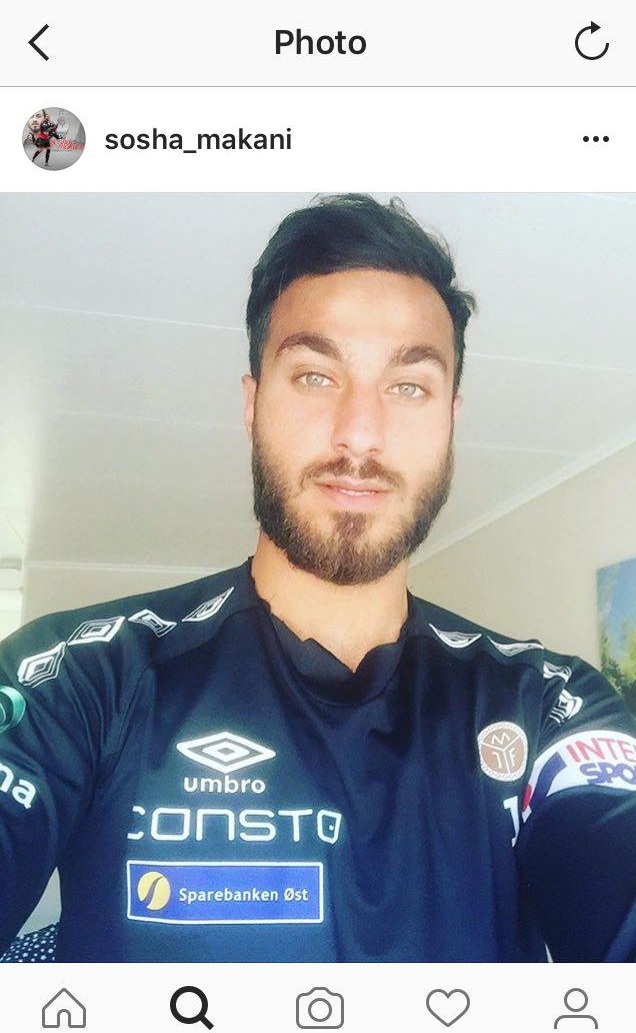 لباس سوشا مکانی در تیم نروژی (عکس)