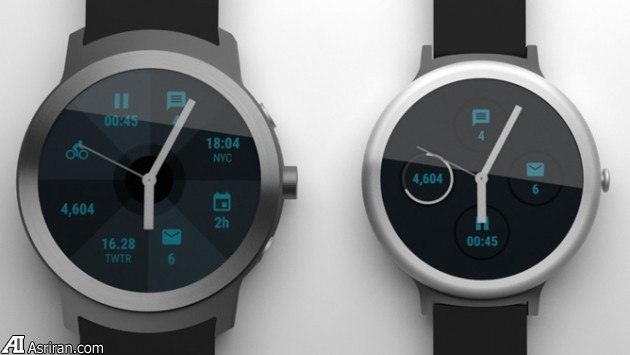 انتشار نخستین تصویر از ساعت‌های هوشمند گوگل