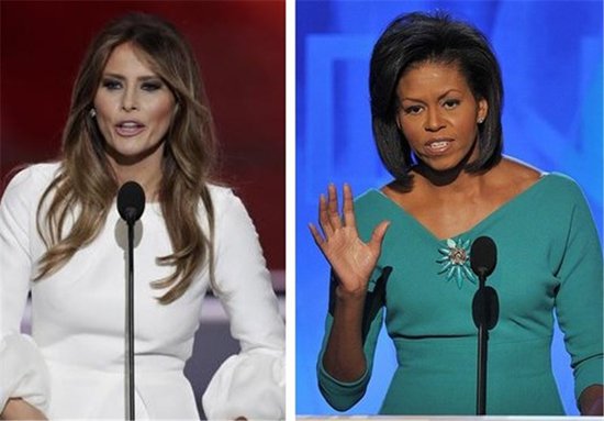 عذرخواهی سخنرانی نویس همسر ترامپ به دلیل کپی کردن سخنرانی همسر اوباما