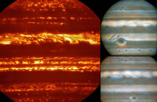 انتشار یک تصویر مادونقرمز از مشتری انتشار یک تصویر مادونقرمز از مشتری