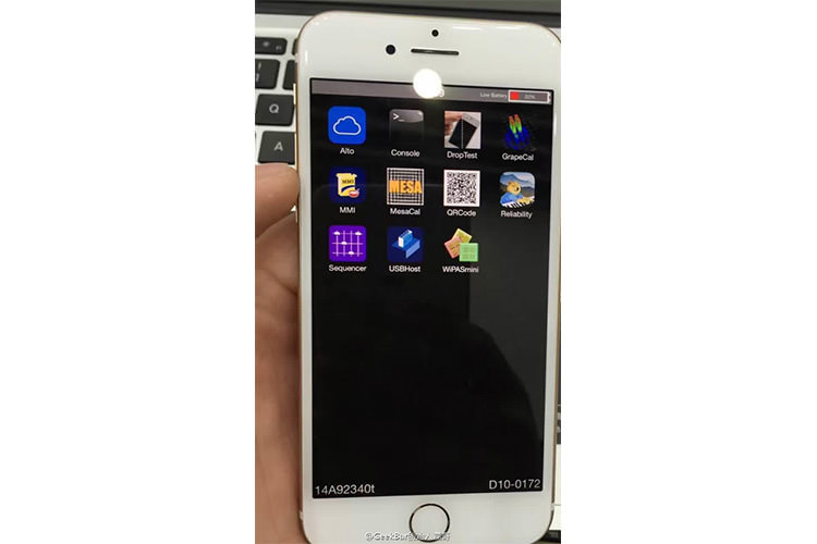 افشای نخستین تصاویر از آیفون 7 در حال کار