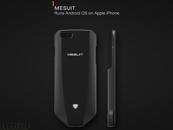 اجرای اندروید روی آیفون با کیس MESUIT اجرای اندروید روی آیفون با کیس MESUIT
