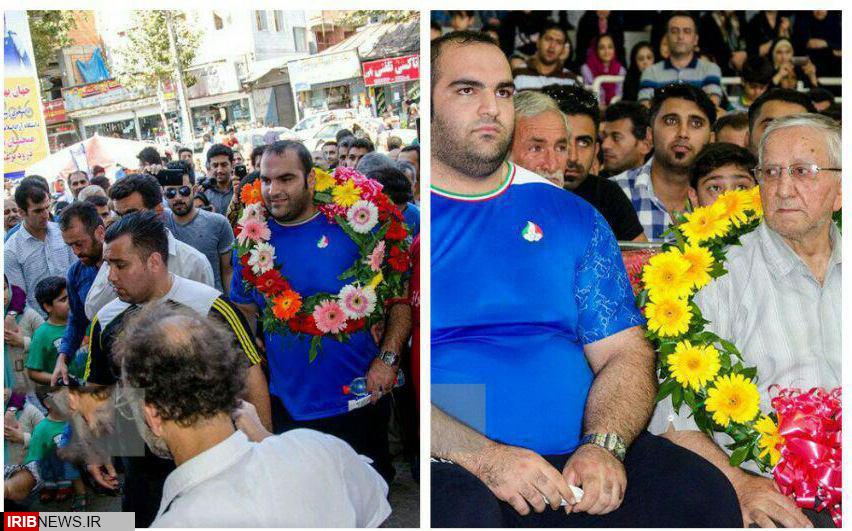 استقبال از بهداد سلیمی در قائم شهر