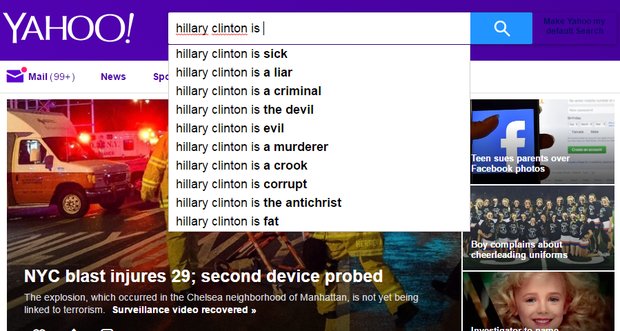 گوگل چطور برای «هیلاری کلینتون» رای جمع می‌کند؟ (+عکس)