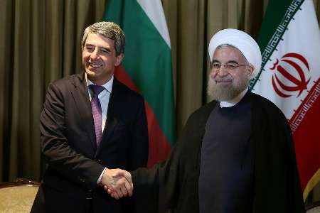 دیدار روحانی و رییس جمهور بلغارستان