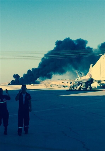 یک جنگنده اسرائیلی در آتش سوخت/ خلبان کشته شد (+عکس)