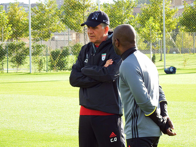 تمرینات تیم ملی ایران در ارمنستان(عکس)