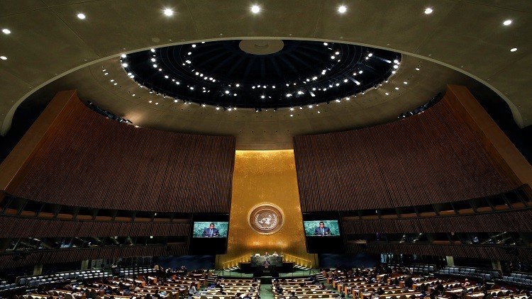 تصویب قطعنامه آتش بس سوریه در مجمع عمومی سازمان ملل / رای مخالف سوریه، ایران، روسیه و کره شمالی