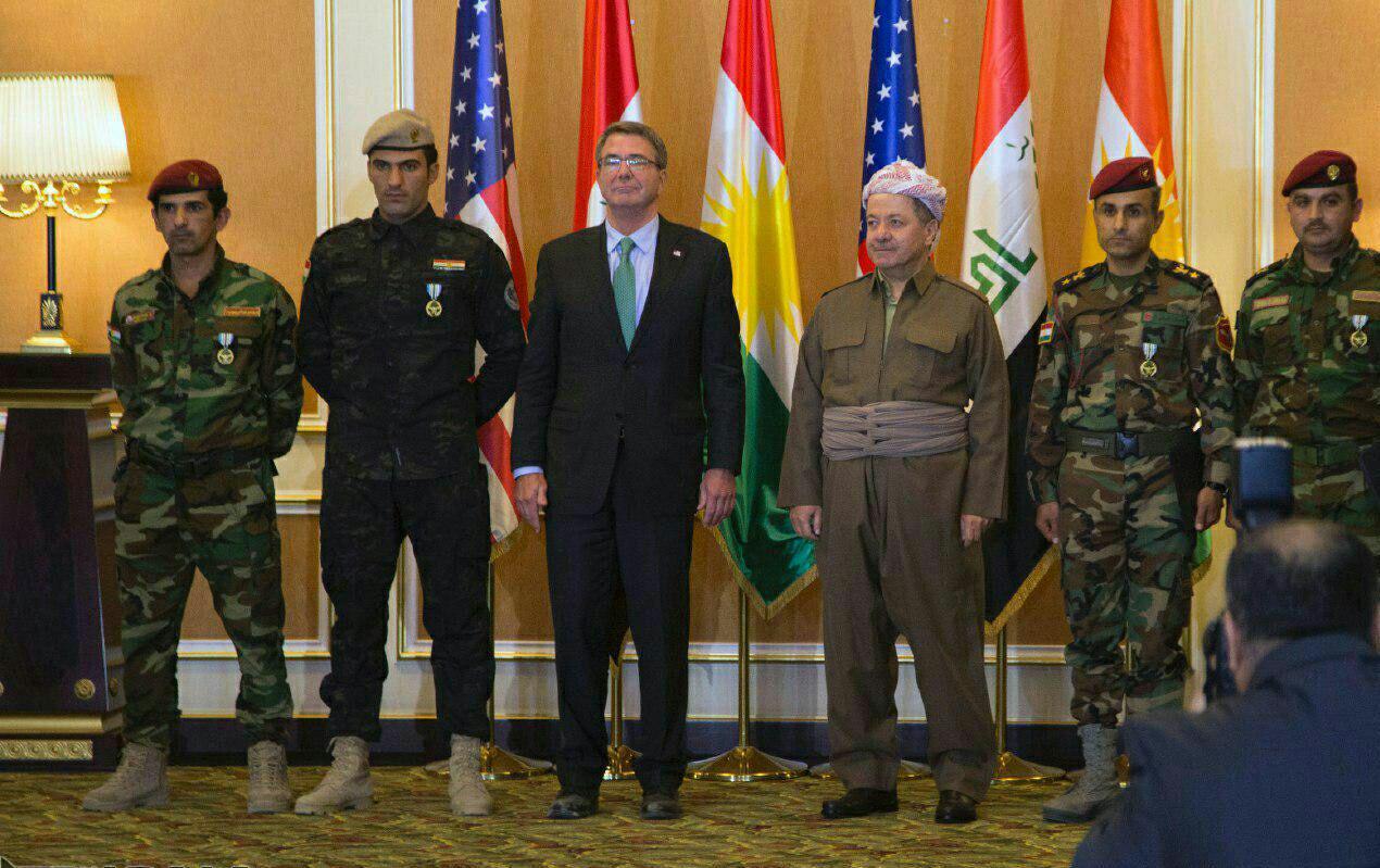 سفر وزیر دفاع آمریکا به کردستان عراق