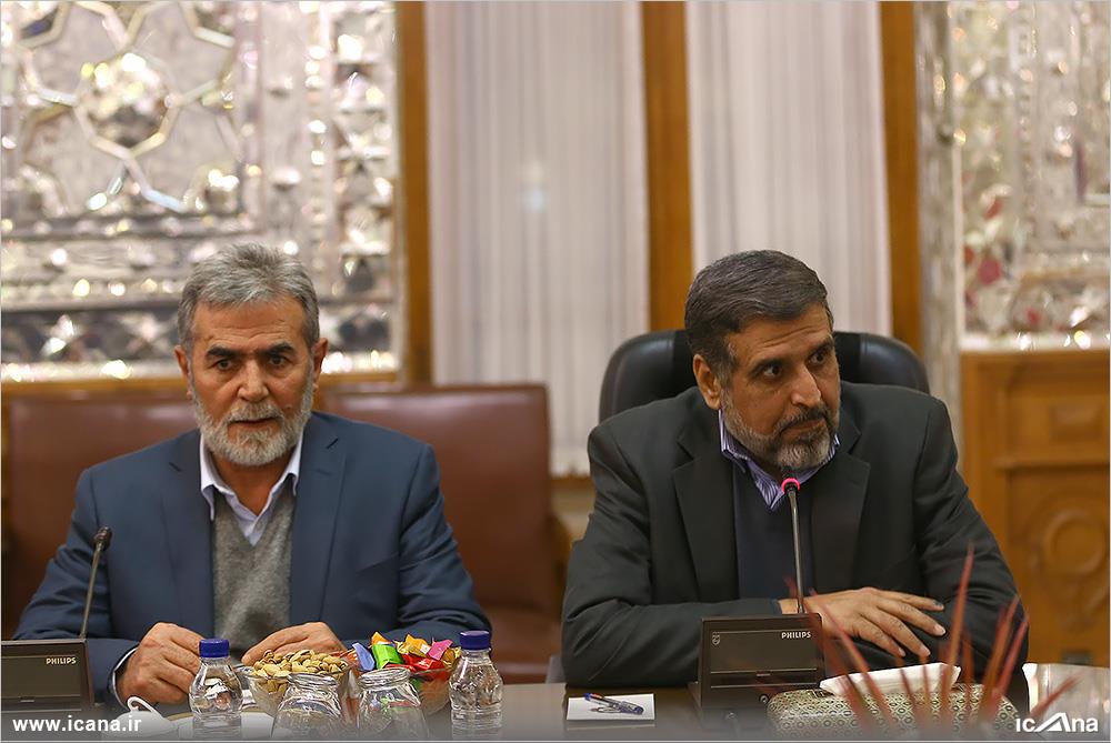 دیدار دبیرکل جنبش جهاد اسلامی فلسطین با لاریجانی (+عکس)