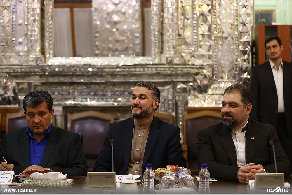 دیدار دبیرکل جنبش جهاد اسلامی فلسطین با لاریجانی (+عکس)