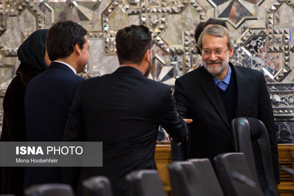 دیدار رئیس کمسیون روابط خارجی مجلس پرتغال با لاریجانی (+عکس)