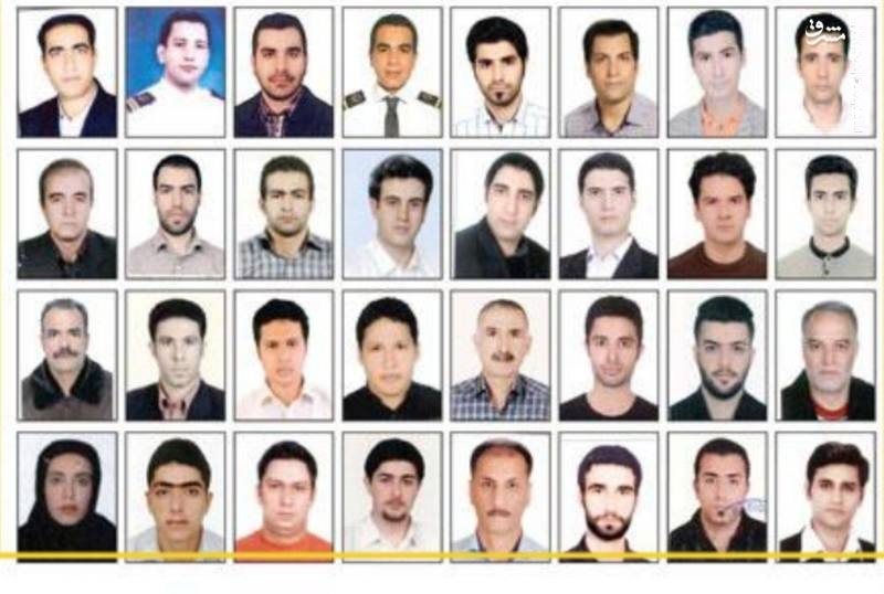32 سرنشین و خدمه نفتکش ایرانی (عکس)