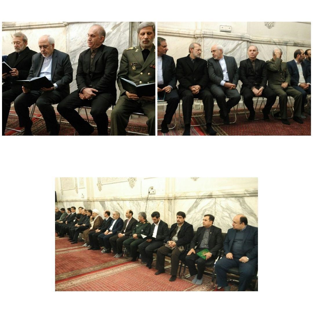 ظریف در مراسم بزرگداشت شهدای سانچی (عکس)