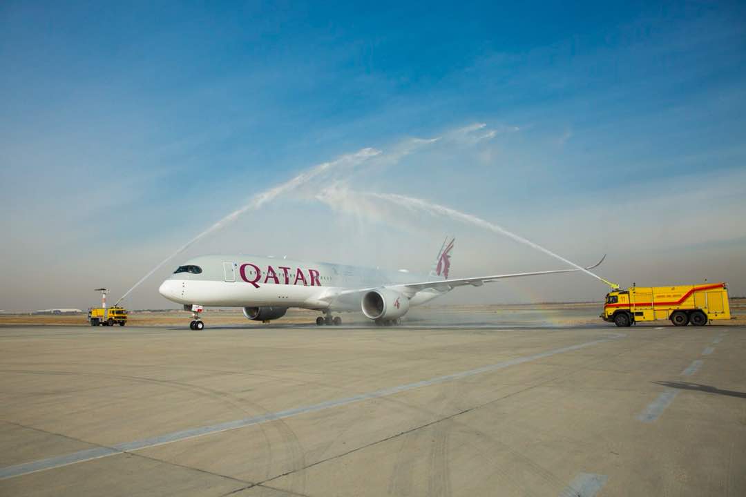 فرود اولین ایرباس 350 و بوئینگ 787 هواپیمایی قطر در ایران