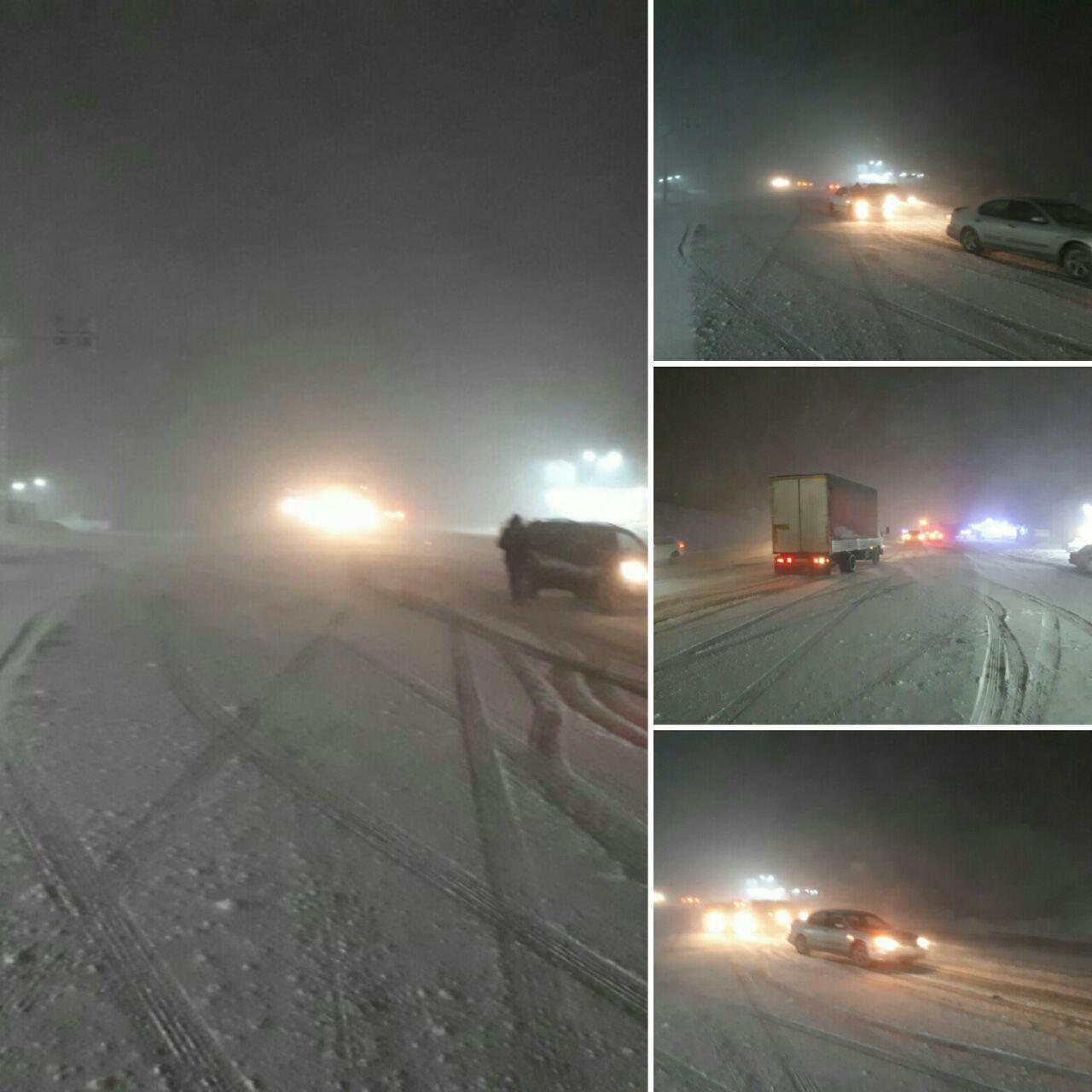 جاده هراز مسدود شد جاده هراز مسدود شد