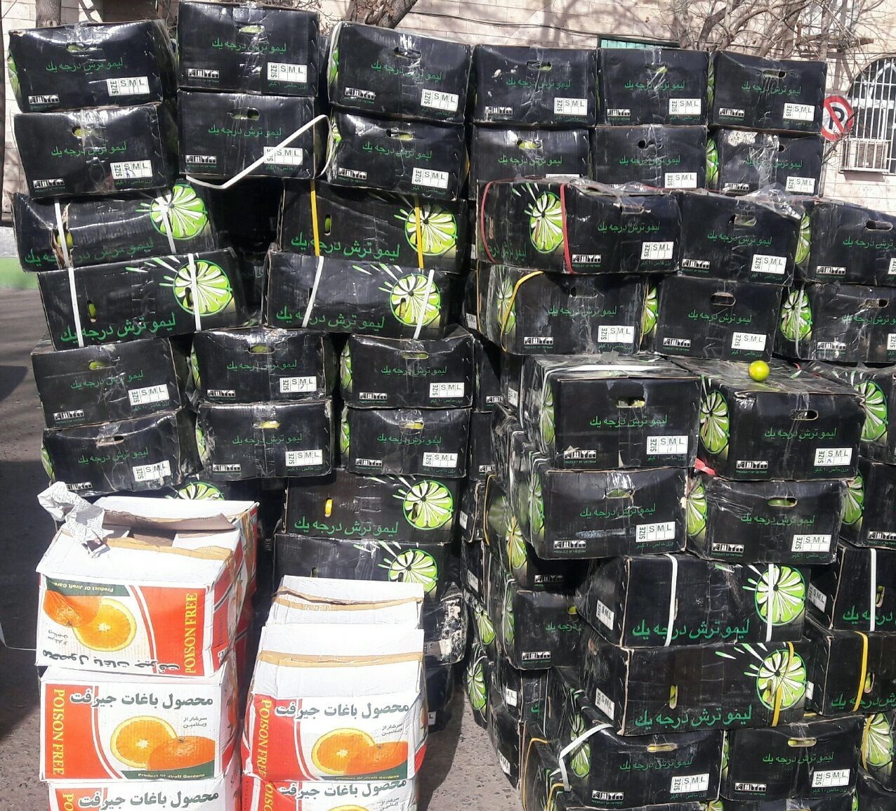 کشف ۱.۵ تن لیموترش قاچاق در میدان مرکزی میوه تهران (+عکس) کشف ۱.۵ تن لیموترش قاچاق در میدان مرکزی میوه تهران (+عکس)