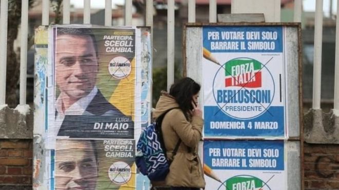 مردم ایتالیا در انتخاباتی حساس پای صندوقهای رای رفته‌اند