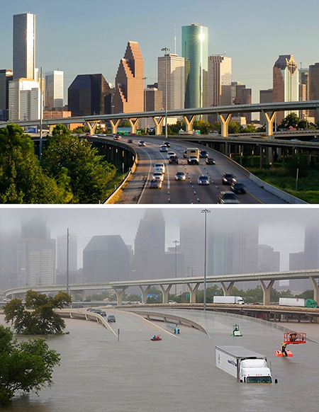 باورتان می‌شود این عکس‌ها به فاصله یک روز گرفته شده‌اند