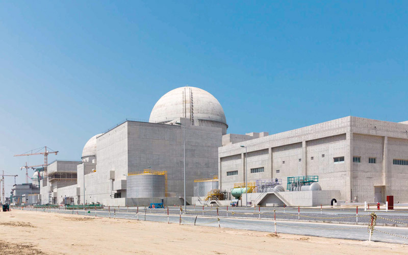 پایان ساخت نخستین نیروگاه هسته‌ای امارات
