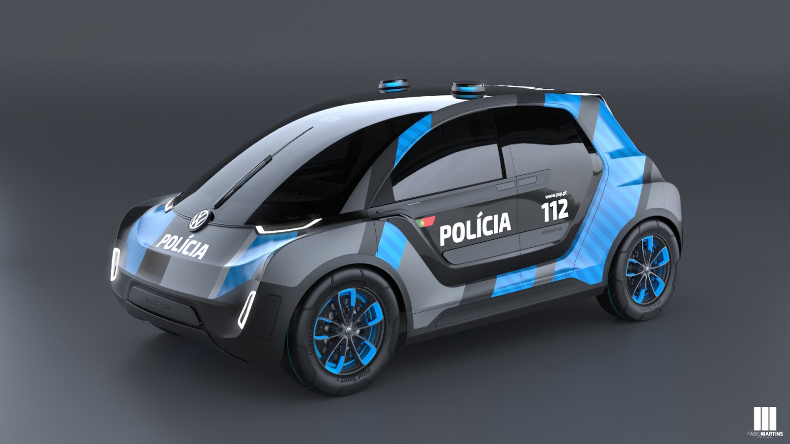ماشین پلیس مخصوص فولکس‌واگن برای گشت شهری
