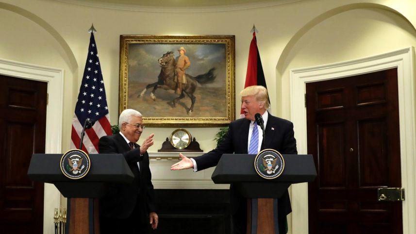 محمود عباس: دولت ترامپ با نتانیاهو 