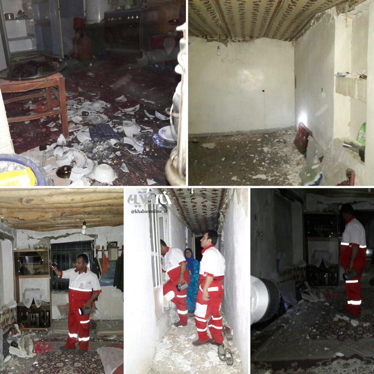 6 مصدوم در زلزله ناغان چهارمحال و بختیاری/ اعزام تیم واکنش سریع به منطقه (+عکس)