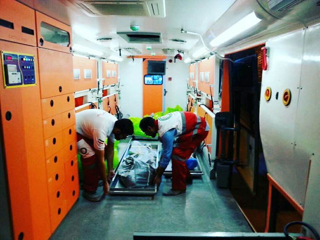 پیکر شهدای حادثه تروریستی «ذی قار» به خرمشهر منتقل شد