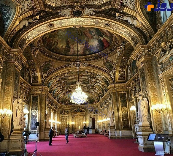 نمای داخلی جالب مجلس سنای فرانسه (عکس)