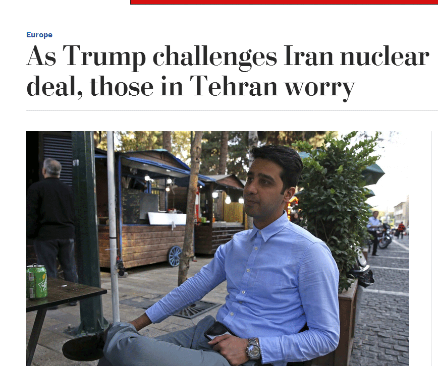 گزارش آسوشیتدپرس از خیابان های تهران: نگرانی مردم ایران از لغو برجام