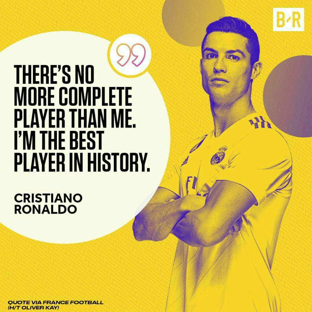 من بهترین بازیکن تاریخ هستم (+عکس) من بهترین بازیکن تاریخ هستم (+عکس)