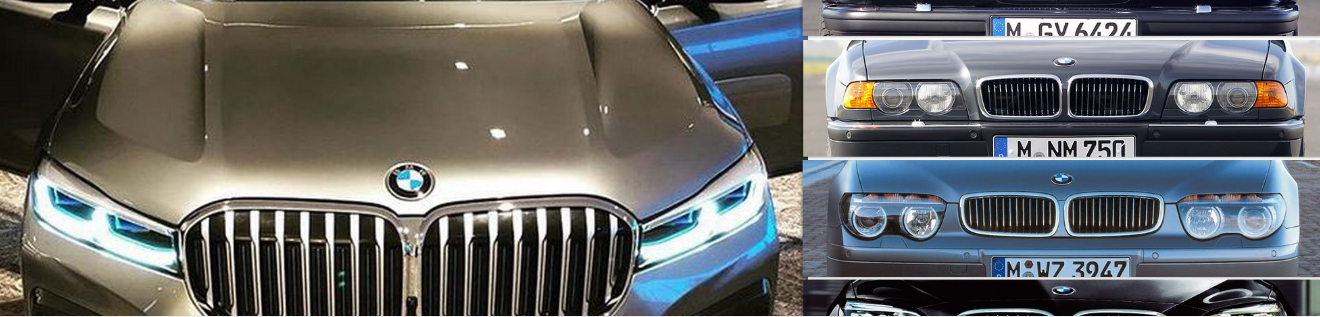 بررسی هفت نسل سری 7 ب‌ام‌و (+تصاویر)