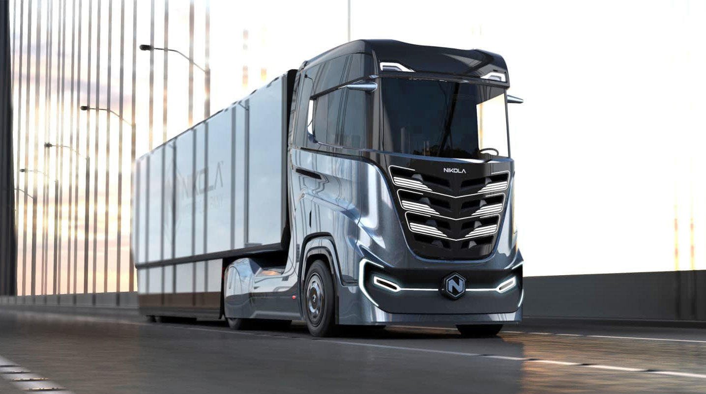 کامیون‌های پاک نیکولا در راه ورود به جاده‌های جهان