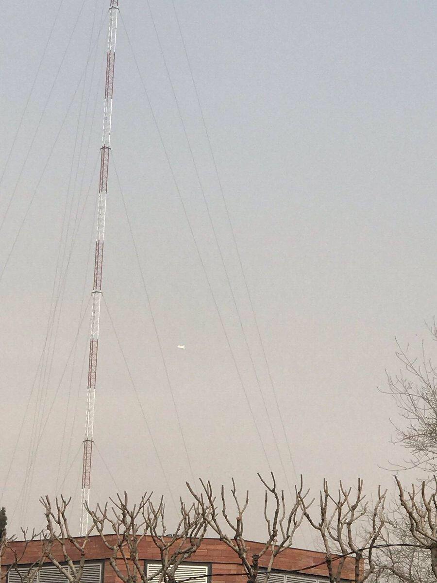 منبع آگاه­: شی مشکوک در آسمان پایتخت، بالن ارتباطی است