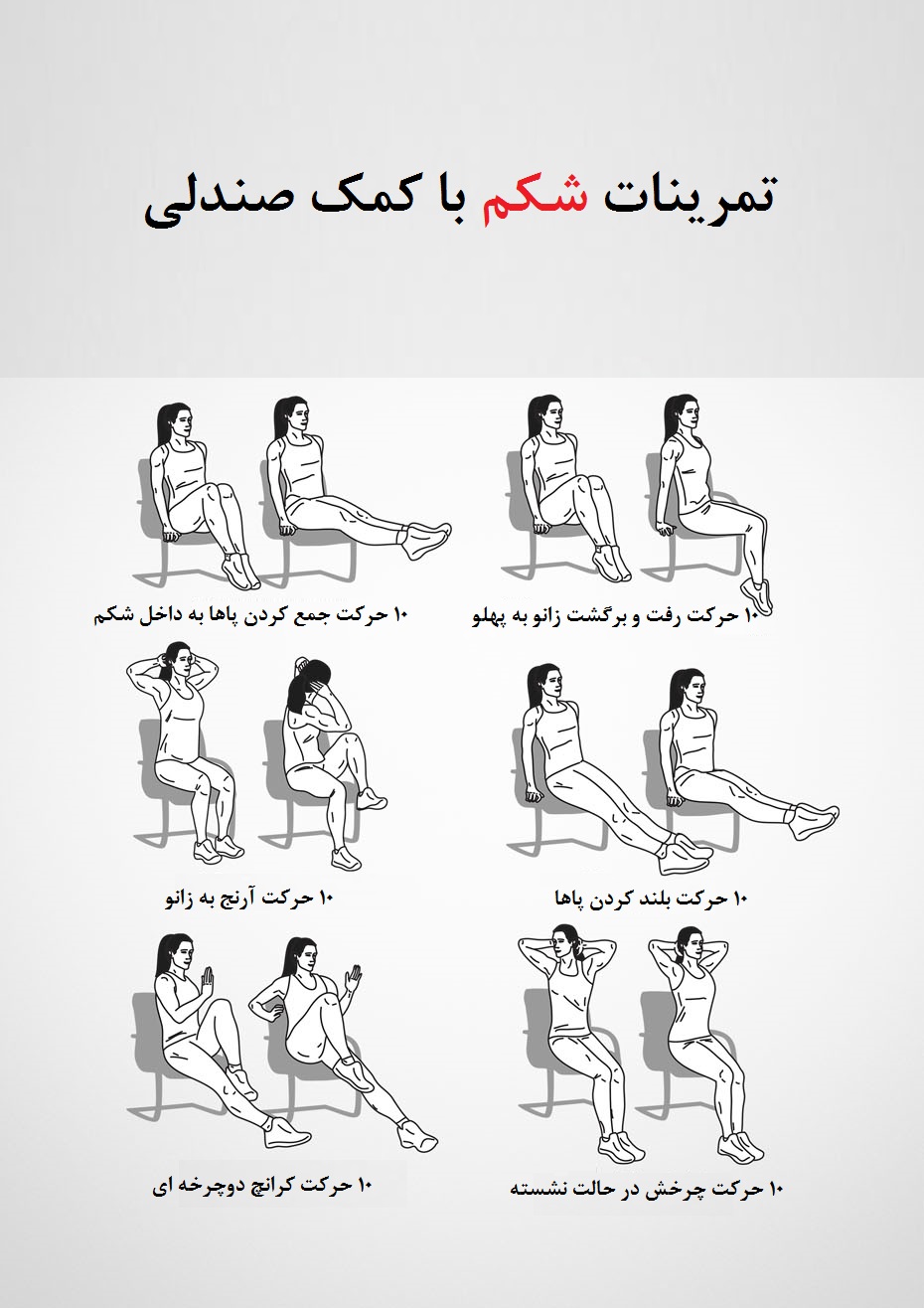 ورزش‌هایی برای کارمندان (+تصاویر)