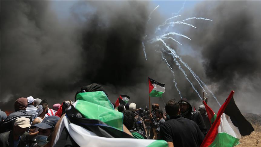 تعداد شهدای فلسطینی در نوار غزه به 55 نفر رسید