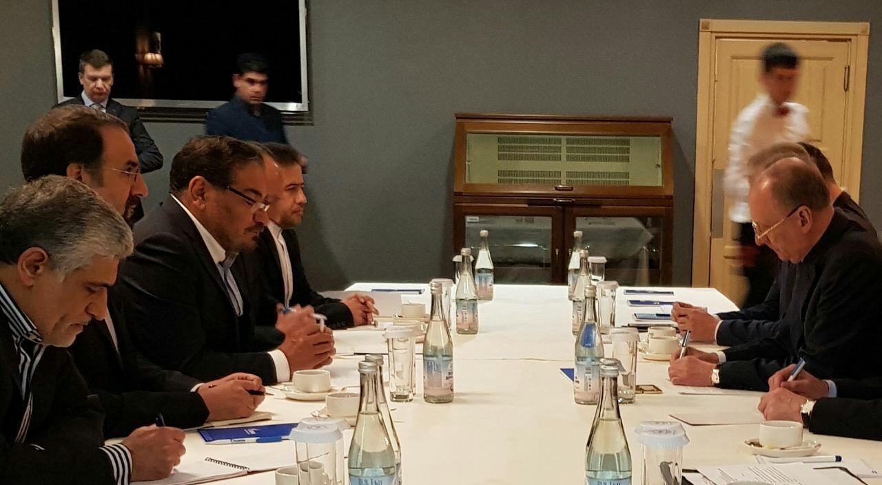 دیدار شمخانی با دبیر شورای امنیت ملی روسیه (+عکس) دیدار شمخانی با دبیر شورای امنیت ملی روسیه (+عکس)