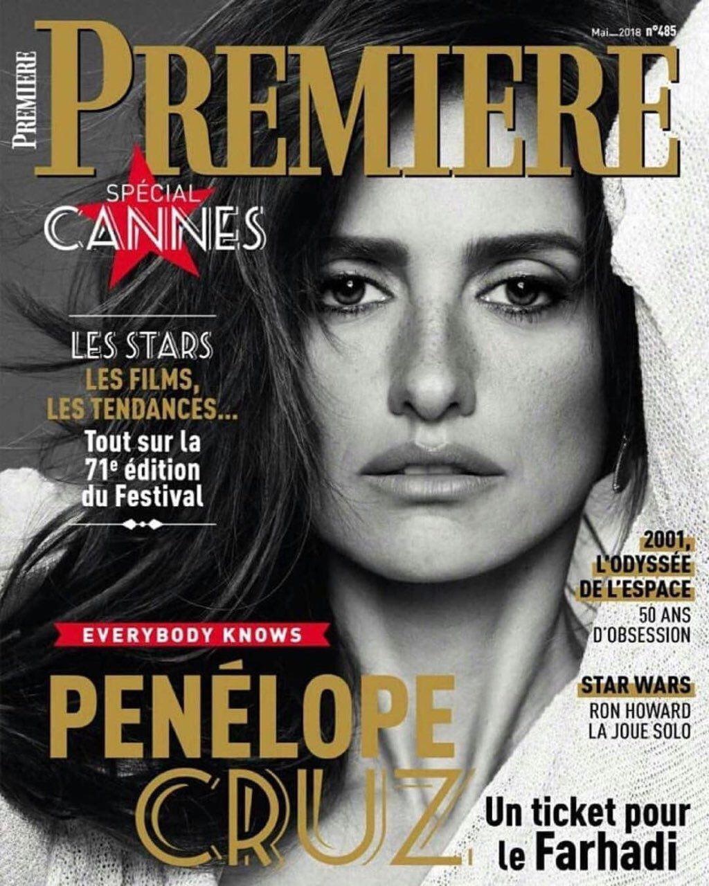 پنه‌لوپه کروز با «همه می‌دانند» روی جلد مجله پریمیر (عکس)