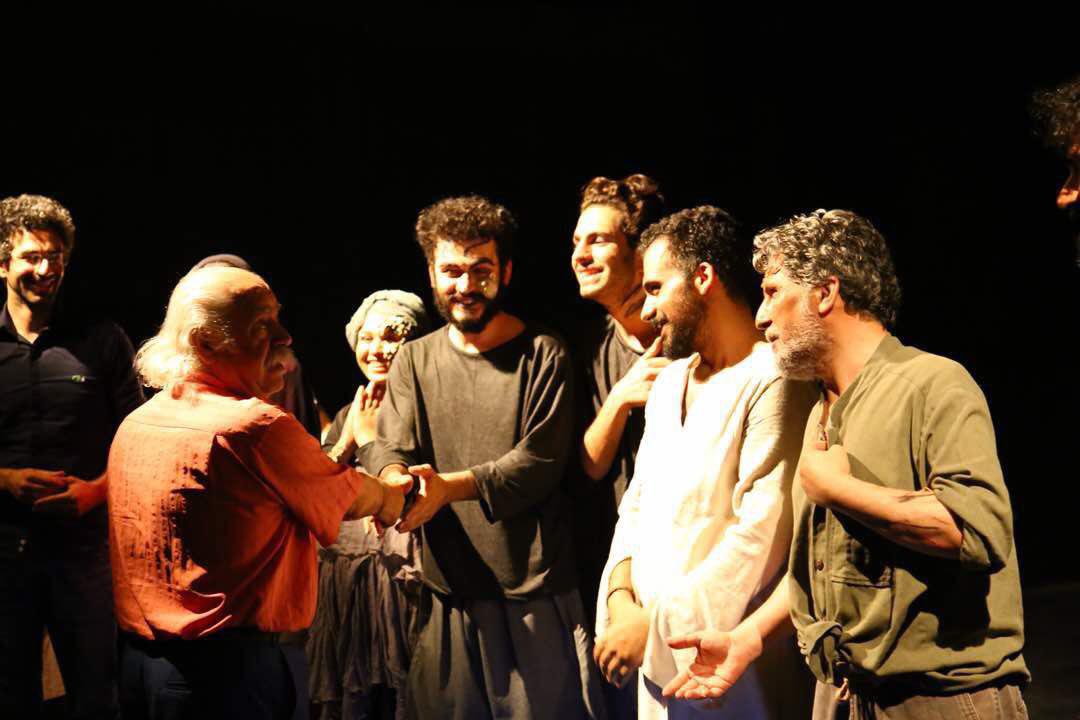 بهزاد فراهانی در تئاتر باران به تماشای 