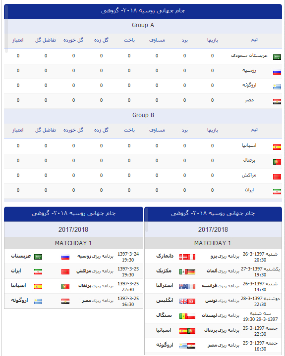 افتتاح بخش ویژه جام جهانی عصر ایران