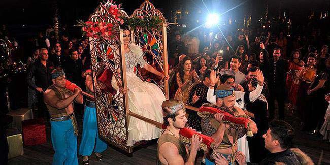 عروسی مجلل 5 میلیون دلاری در آنتالیا (عکس)