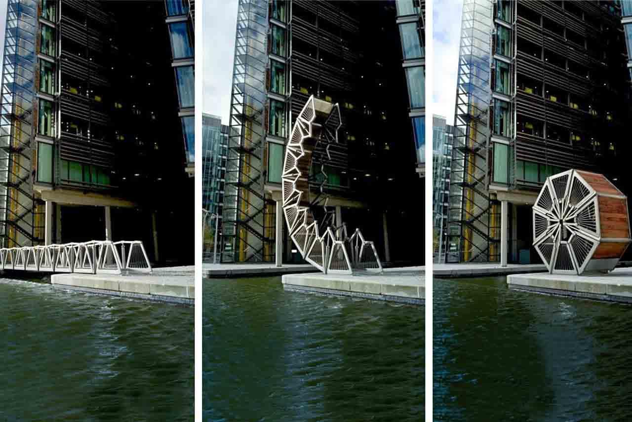 پل غلتان در انگلستان (+عکس)