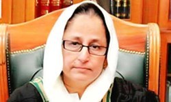 اولین بار یک زن رئیس دادگاه عالی بلوچستان پاکستان شد