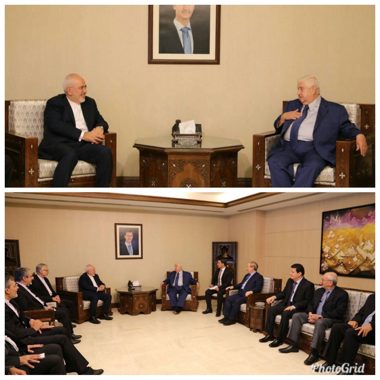 سفر ظریف به سوریه سفر ظریف به سوریه