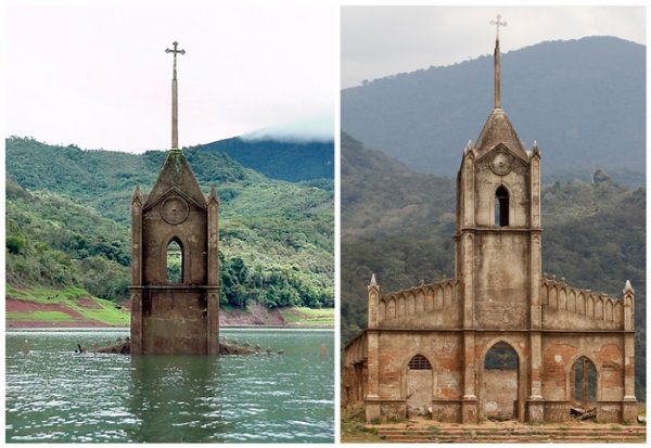 مکان های زیر آبی که دوباره به سطح آب برگشته اند (+عکس)