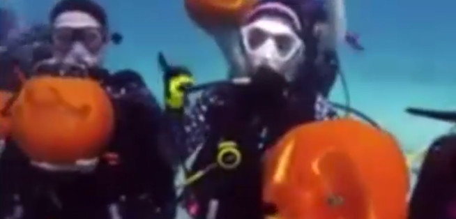 هالوین در اعماق اقیانوس (عکس)