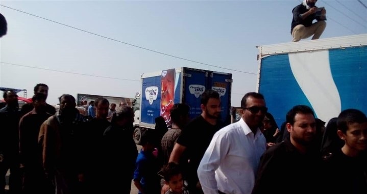 بازدید رئیس دفتر رئیس جمهور از موکب پگاه در شلمچه بازدید رئیس دفتر رئیس جمهور از موکب پگاه در شلمچه