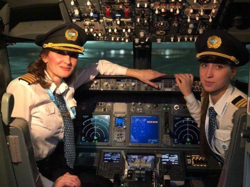 نخستین پرواز جنجالی هواپیمای روسی با خلبانان زن نخستین پرواز جنجالی هواپیمای روسی با خلبانان زن