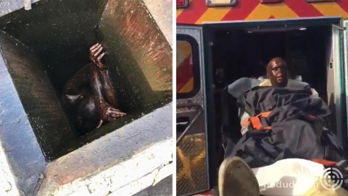 سارق بدشانس 2 روز در دریچه مخزن روغن محبوس بود (+عکس) سارق بدشانس 2 روز در دریچه مخزن روغن محبوس بود (+عکس)