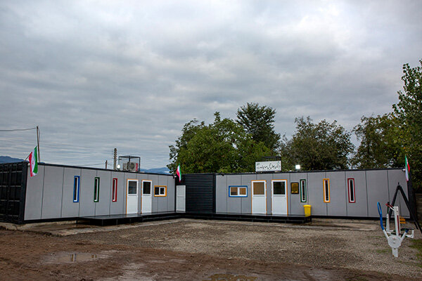 بهره‌برداری از نسل جدید مدارس کانتینری در استان گیلان